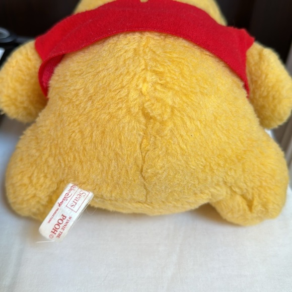 Vintage 1970s Sears Walt Disney Plush Stuffie Winnie The Pooh by GUND authentic - Picture 8 of 15